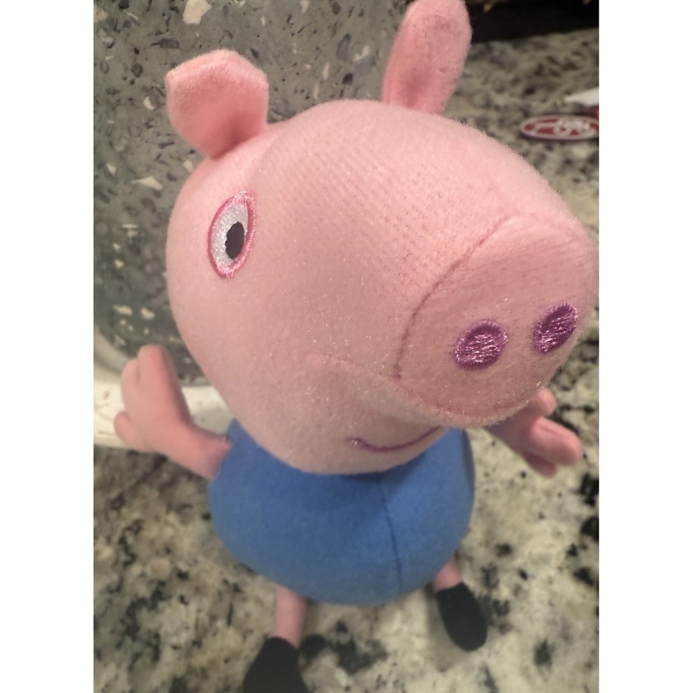 Peppa Pig 6" Plush Toy Original Stuffed Animal Blue Outfit